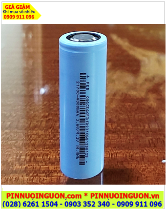 Lisen LR21700SA, Pin sạc Lithium 3.7v (Max 4.2v) Lisen LR21700SA (4000mAh - Dòng xả 30A) chính hãng